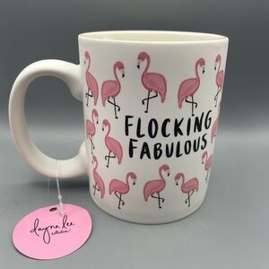 Dayna Lee Collection FLOCKING FABULOUS Flamingo Mug NEW